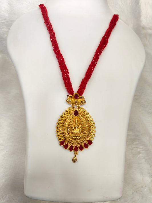 Laxmi Locket Red Hydro