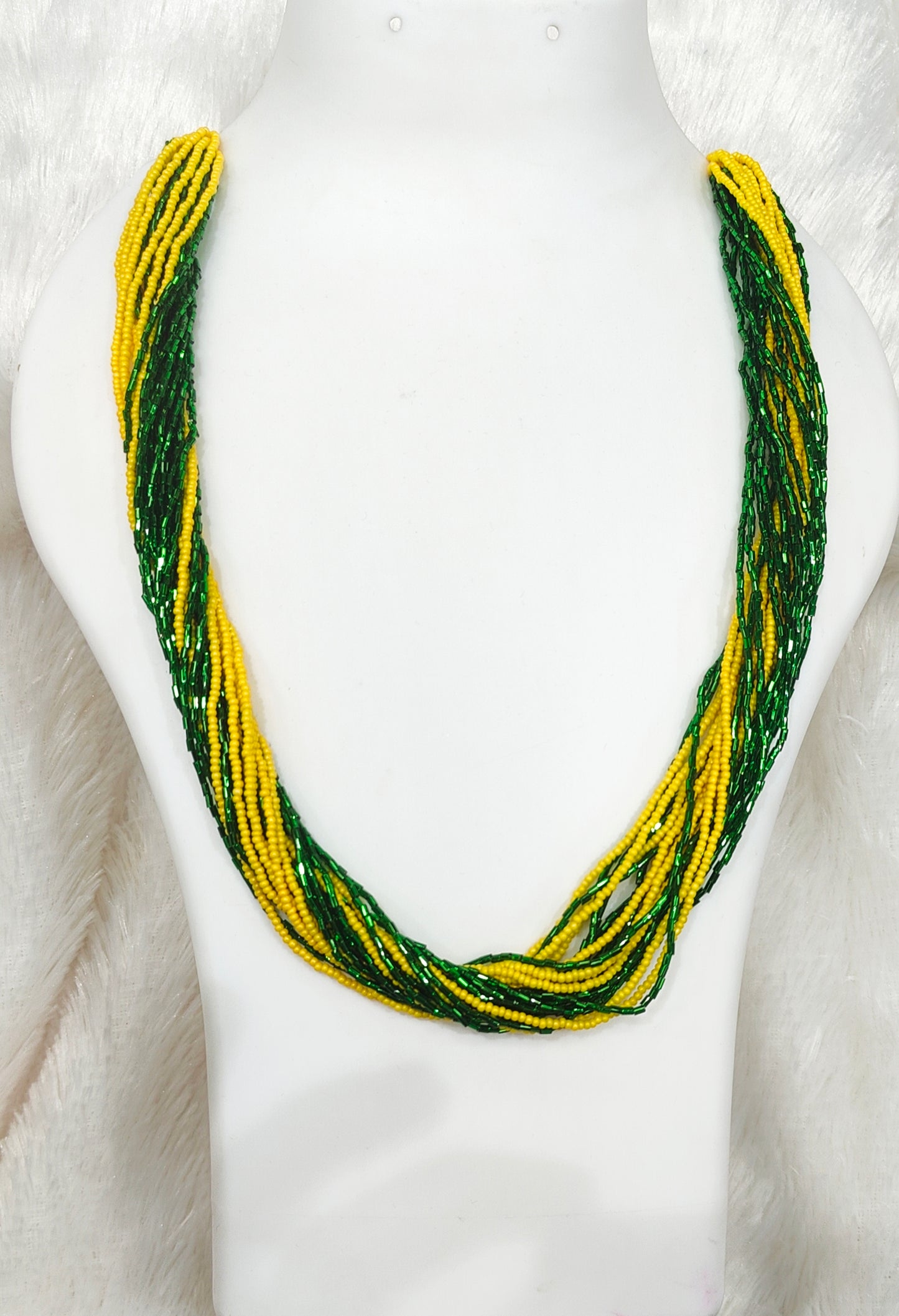 Green Yellow Spiral Pote